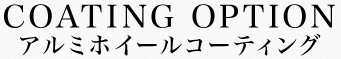 COATING OPTION アルミホイールコーティング